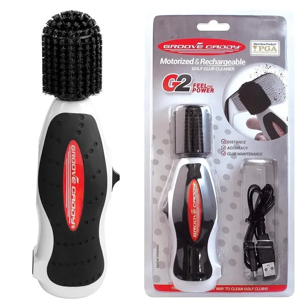 Groove Caddy Gold Club Cleaner in White/Black, NIB!